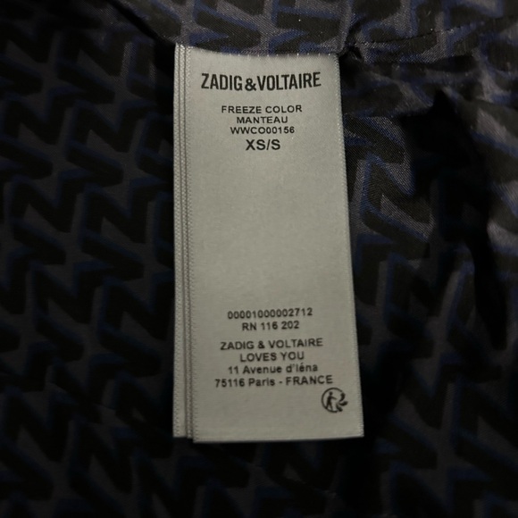 NWT Zadig & Voltaire Freeze Coat - Picture 11 of 13